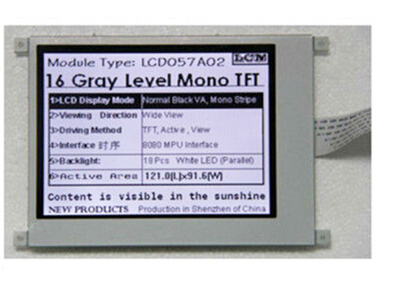 de boa qualidade 6H 5,7 relação positiva transmissiva de 8080 MPU do módulo QVGA da tela de TFT LCD da polegada mono de vendas