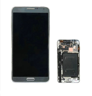 de boa qualidade Vidro + metal + exposição original plástica do LCD do telemóvel da substituição para a nota 3 de Samsung de vendas