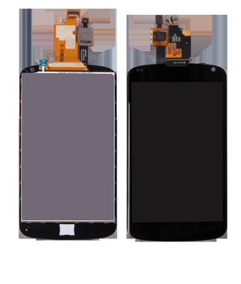 de boa qualidade 4,7 polegadas de painel LCD do LG para E960 LCD com preto do digitador de vendas