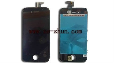 de boa qualidade Substituição preta do LCD para Iphone 4S LCD + Touchpad completo de vendas
