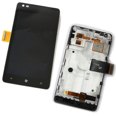 de boa qualidade 4,3 polegadas de painel LCD de Nokia para Lumia 900 LCD com preto do digitador de vendas