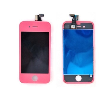 de boa qualidade Peças de reparo originais de Iphone 4S do telefone móvel de Conversionkit da qualidade, conjunto cor-de-rosa do toque do LCD de vendas