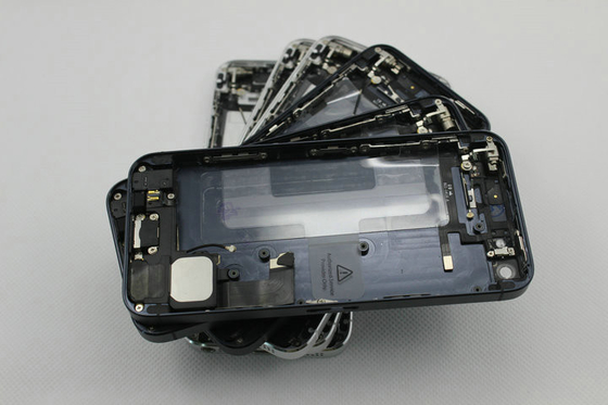 de boa qualidade Conjunto de abrigo de Iphone 5 pretos/brancos com substituição pequena da porta traseira das peças de vendas