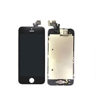 de boa qualidade IPhone preto do painel LCD do telemóvel 5 peças sobresselentes do conjunto do digitador de vendas