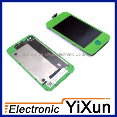 de boa qualidade Peças de OEM IPhone 4 LCD com os Kits de substituição de digitalizador Assembly verde de vendas