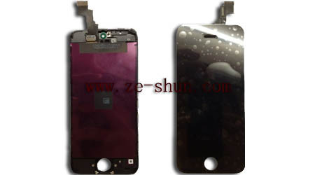 de boa qualidade Substituição preta do painel LCD do telemóvel para Iphone 5c LCD + toque completo de vendas