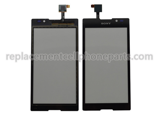 de boa qualidade Preto/branco substituição da tela de toque do digitador do telemóvel de 5 polegadas para Sony S39h de vendas