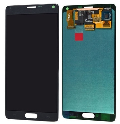 de boa qualidade 5,7 polegadas de painel LCD de Samsung para a nota 4 LCD com preto do conjunto do digitador de vendas