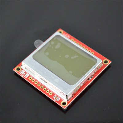 de boa qualidade Módulo de Nokia 5110 LCD para Arduino com PWB vermelho do luminoso branco para Arduino de vendas