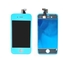Jogo da conversão das peças do OEM de Iphone 4 para do telemóvel do LCD do toque as peças de reparo azuis da capa assemly empresas