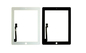 Vidro + de toque do ANIMAL DE ESTIMAÇÃO peças sobresselentes de Ipad dos painéis para a tela de Ipad 3 Capative empresas