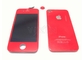 Jogos LCD vermelho IPhone da recolocação do conjunto do digitador 4 peças do OEM empresas