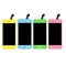 Amarelo/rosa/verde/OEM azul do conjunto do digitador do iPhone 5C LCD empresas