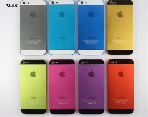 de boa qualidade Tampa de bateria colorida do OEM para o iPhone 5 peças sobresselentes, cor-de-rosa/amarelo/Rosa/roxo de vendas
